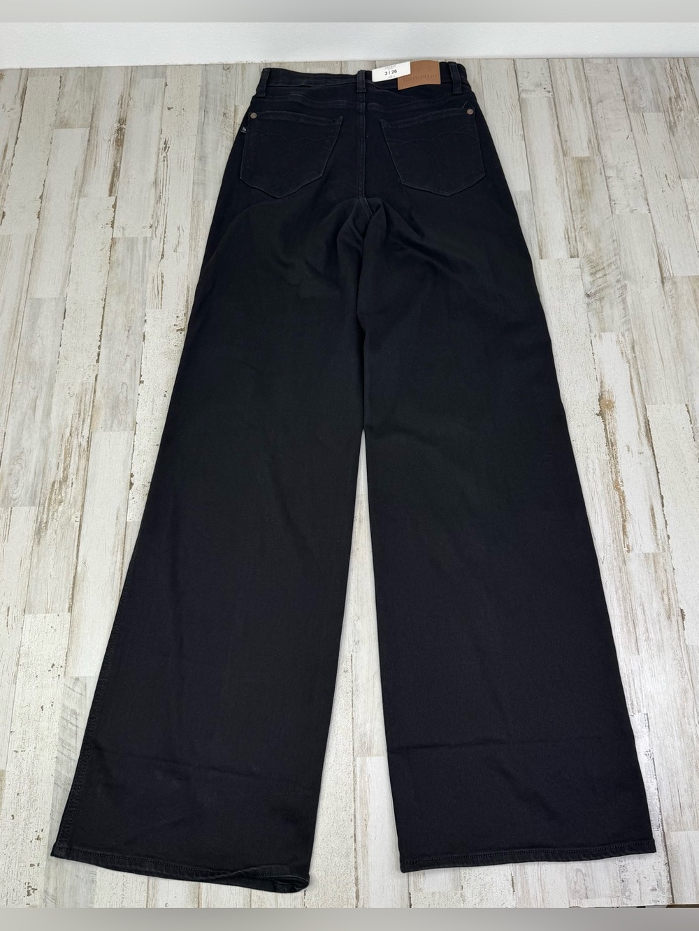 Judy Blue Jeans Womens 3/26 (26x35) Black High Rise Retro Wide Leg Fit NWT - Picture 9 of 11